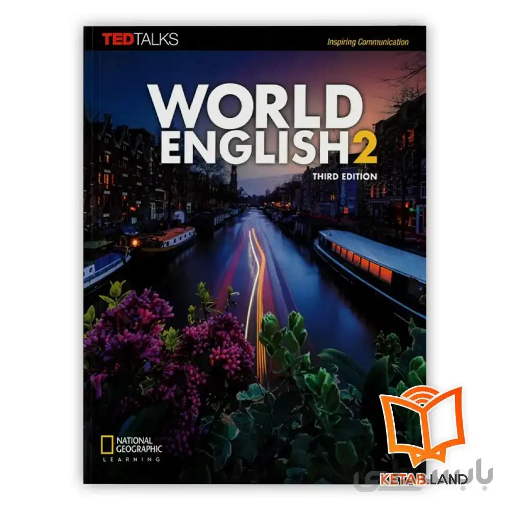 WORLD ENGLISH 2 3RD EDITION + CD کتاب ورلد انگلیش
