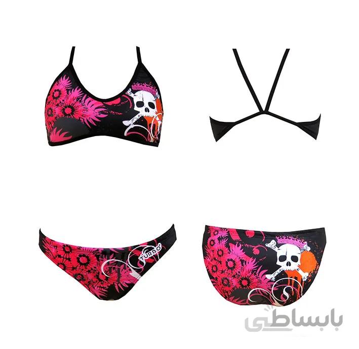 مایو ساحلی زنانه توربو Skulls Crown ا Turbo Women Bikini Skulls Crown