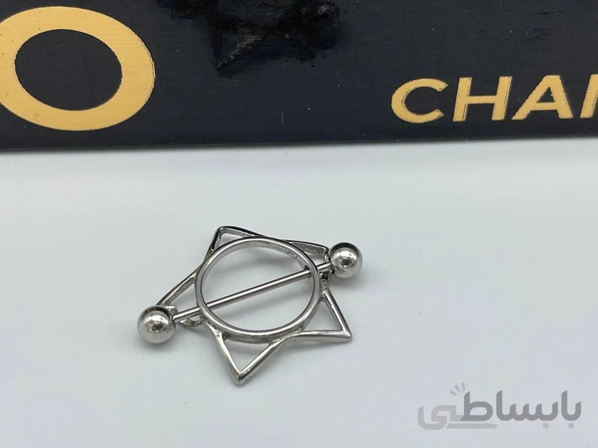 پیرسینگ نیپل طرح ستاره