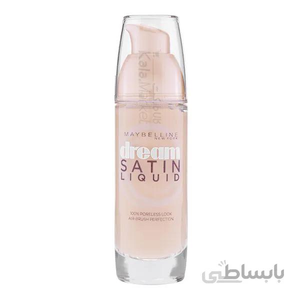 کرم پودر میبلین مدل دریم ساتین (MAYBELLINE Dream Satin Liquid Foundation)