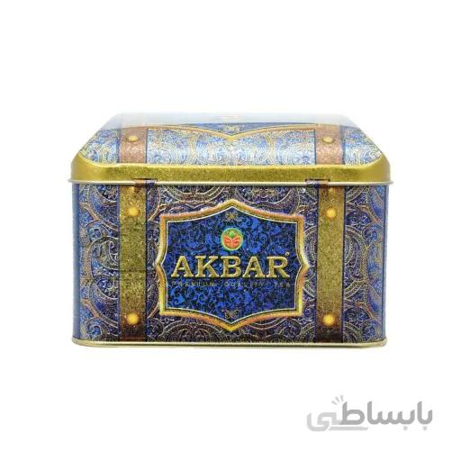 چای صندوقی آبی گل رز و یاس اکبر (250 گرم)