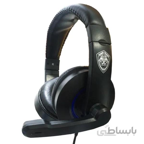 هدست گیمینگ میکروفن دار مدل J08 ا J08 Stereo PC Headset