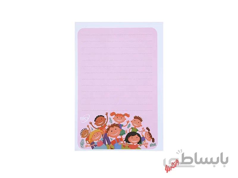 کاغذ یادداشت چسب دار اسکای کد A6-4 بسته 50 عددی