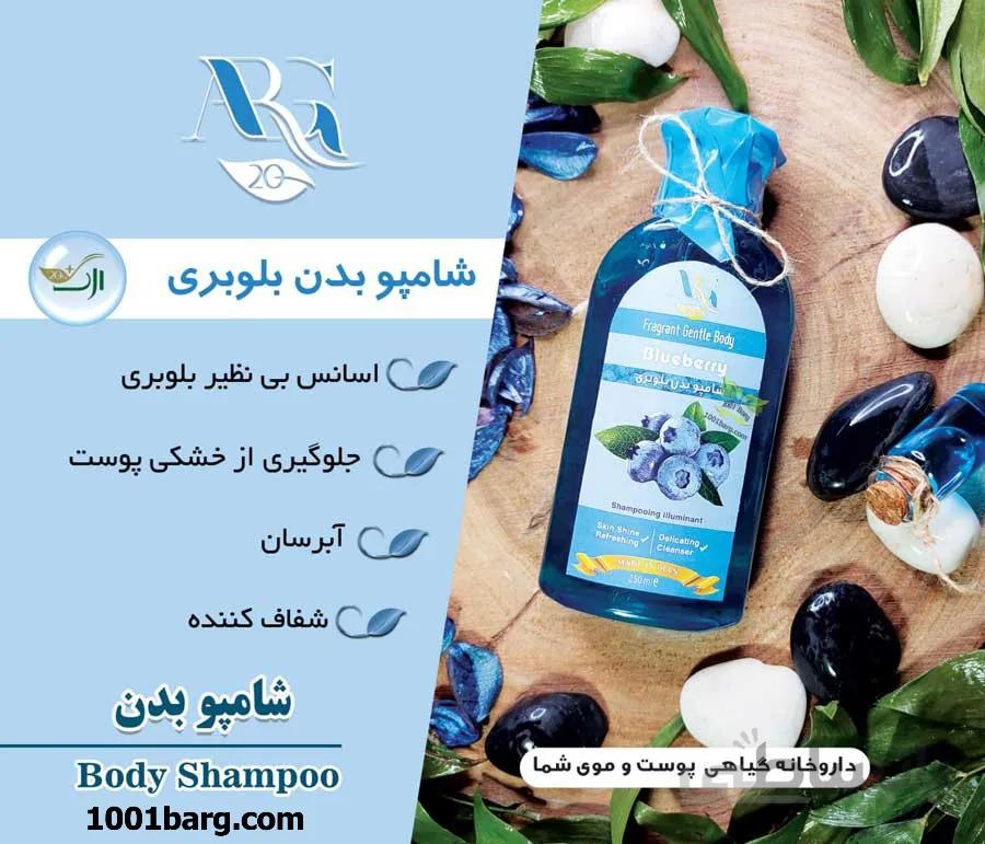 شامپو بدن بلوبری ارگ 20
