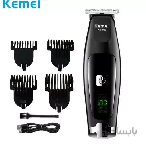 ماشین اصلاح موی سر و صورت کیمی مدل KM-050 ا Kemei KM-050 hair trimmer