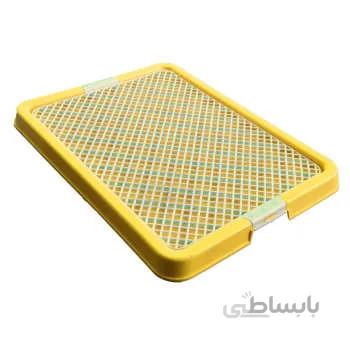 توالت مسطح، مخصوص توله سگ، دارای صفحه مشبک،سایز کوچک
