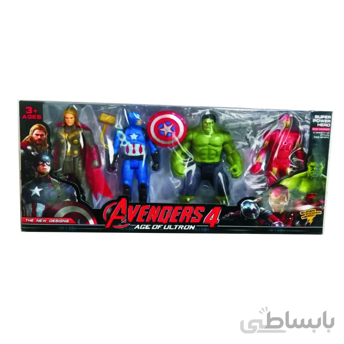 مجموعه ۴ عددی شخصیت های AVENGERS