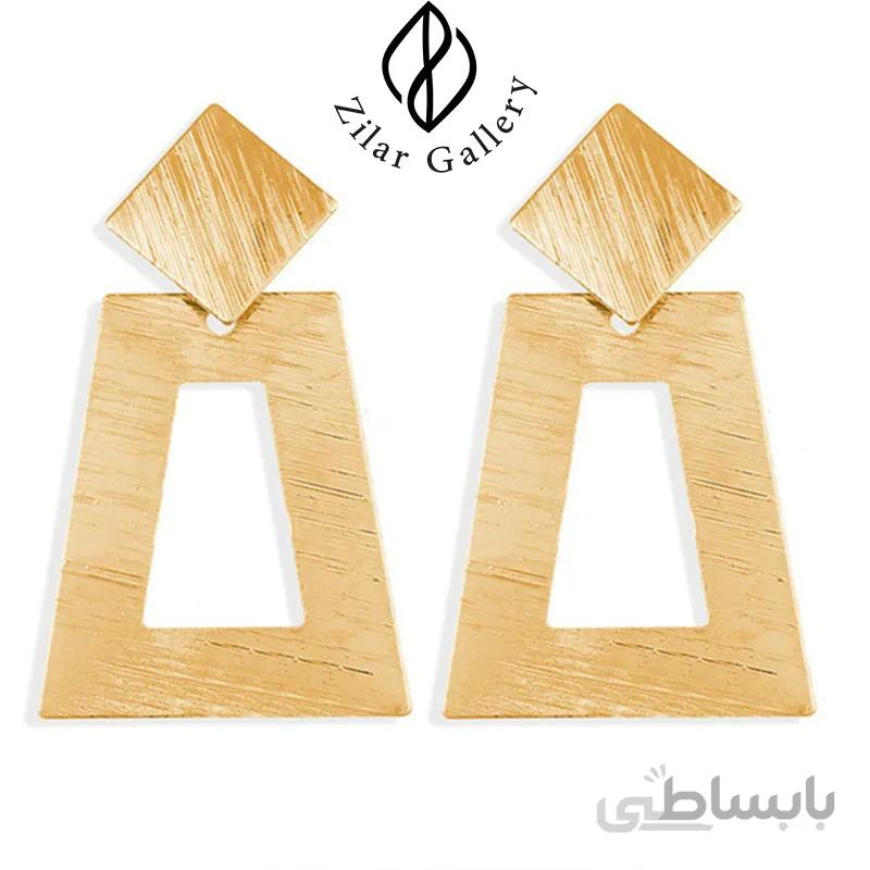 گوشواره آویز هندسی