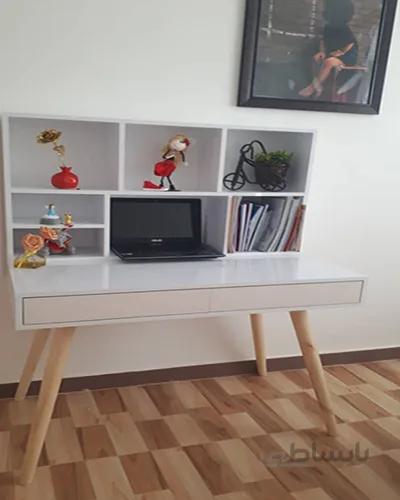 میز تحریر کتابخانه دار ۲طبقه/کد M.T.18