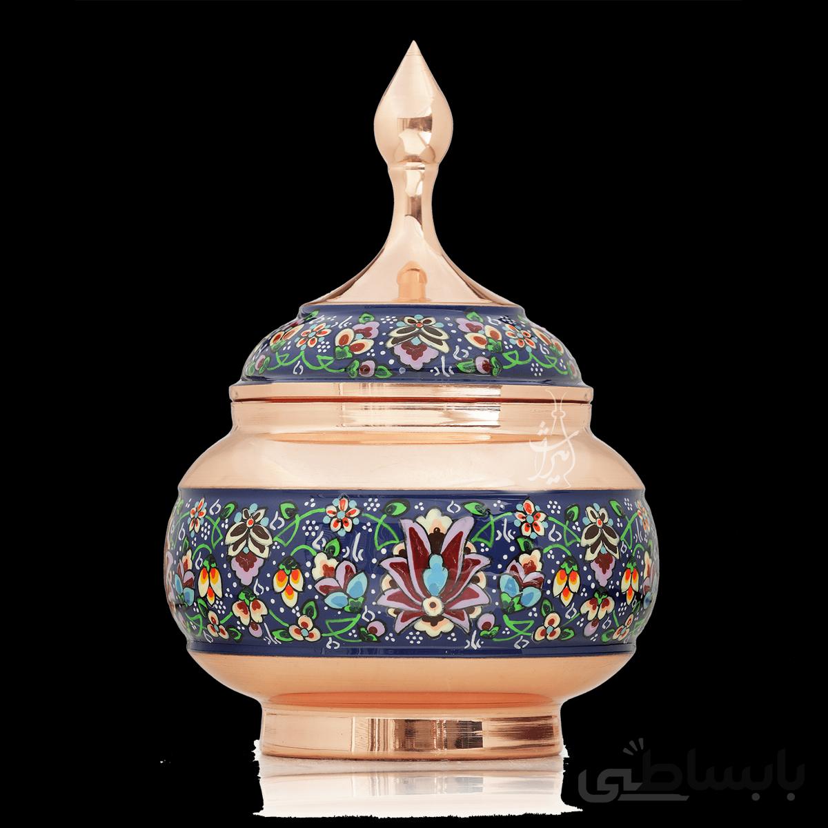 قندان سایز 2 مس و پرداز میراث