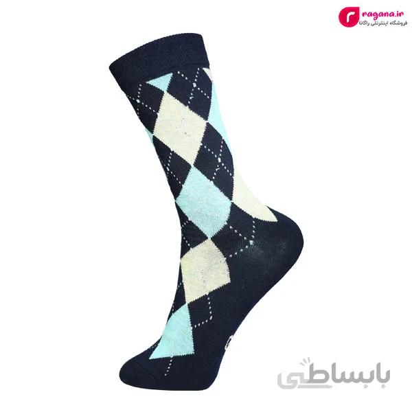 جوراب زنانه ساق بلند پاتریس طرح اسکاچ کد R215251