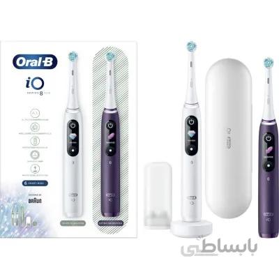 مسواک برقی اورال-بی مدل Oral_B IO 8 بسته2عددی
