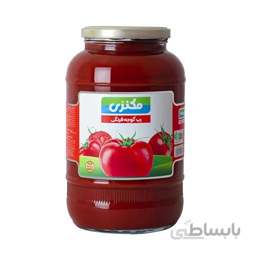 رب گوجه فرنگی شیشه 1500 گرمی مکنزی