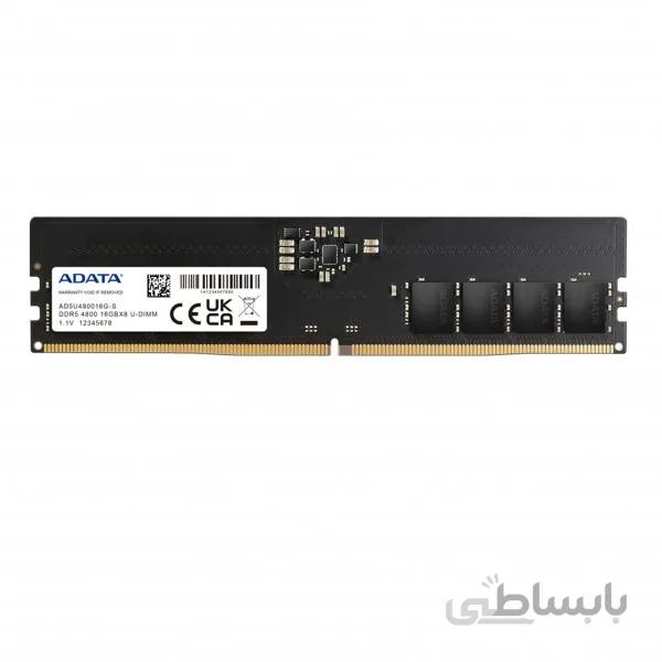 رم کامپیوتر ADATA مدل DDR5 PC5 38400 4800MTS ظرفیت 16GB