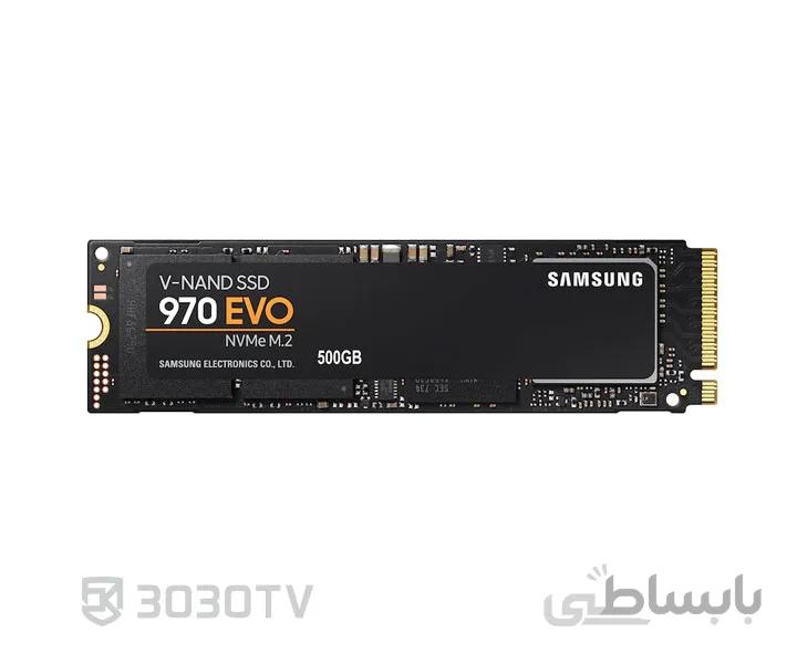حافظه SSD سامسونگ 970 EVO ظرفیت 500 گیگابایت ا Samsung 970 EVO NVMe M2 500GB