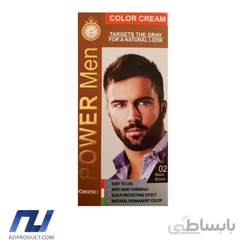 کیت رنگ مو کلینیک کیندی شماره 02 حجم 50 میل رنگ قهوه ای تیره