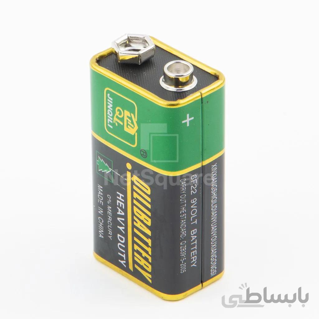 باتری کتابی JINQILI مدل Heavy Duty 6F22 9V