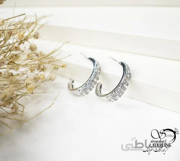 گوشواره زنانه طرح طلا کد 5804