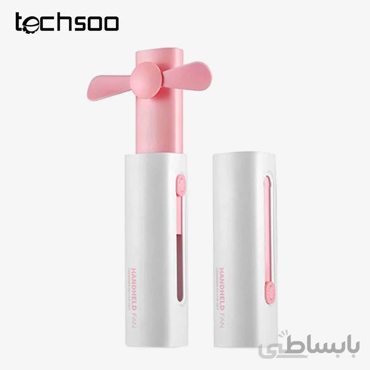 پنکه شارژی قابل حمل به همراه پاوربانک و چراغ LED مدل XANES F13