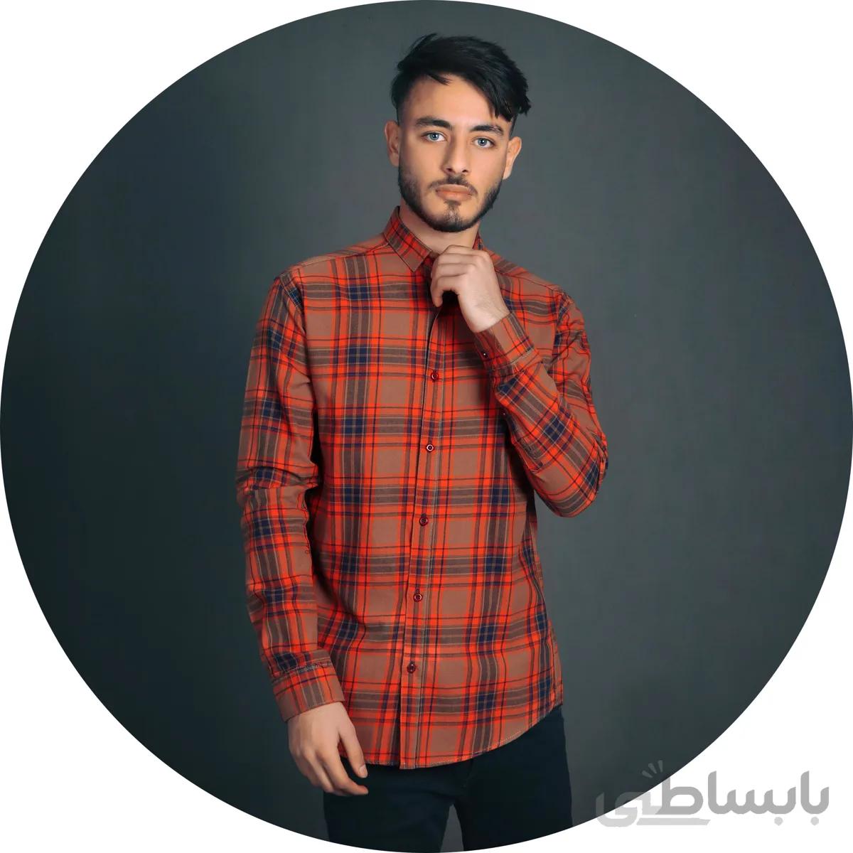 پیراهن مردانه پیکی پوش کد M02522 - L