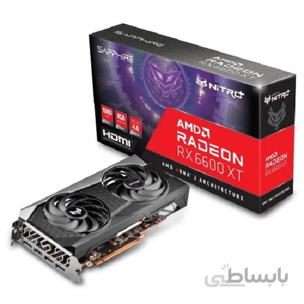 کارت گرافیک سافایرNITRO+ AMD Radeon RX 6600 XT /حافظه ۸ گیگابایت