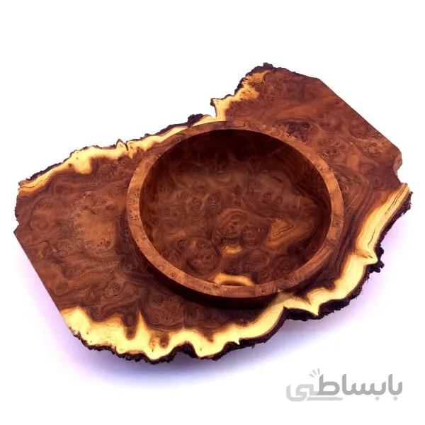 شکلات خوری چوبی جوش سنجد مدل عقیق