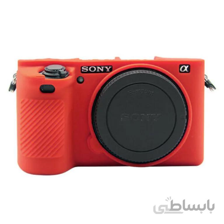 کاور سیلیکونی دوربین پولوز مدل سونی A6500 Red