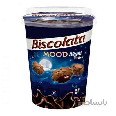 بیسکولاتا مود شکلات تلخ 125 گرم سرمه ای ا Biscolata mood Bitter chocolate 125 g کد 365573