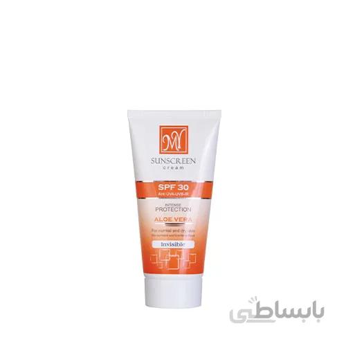 کرم ضد افتاب بی رنگ SPF 30 مای