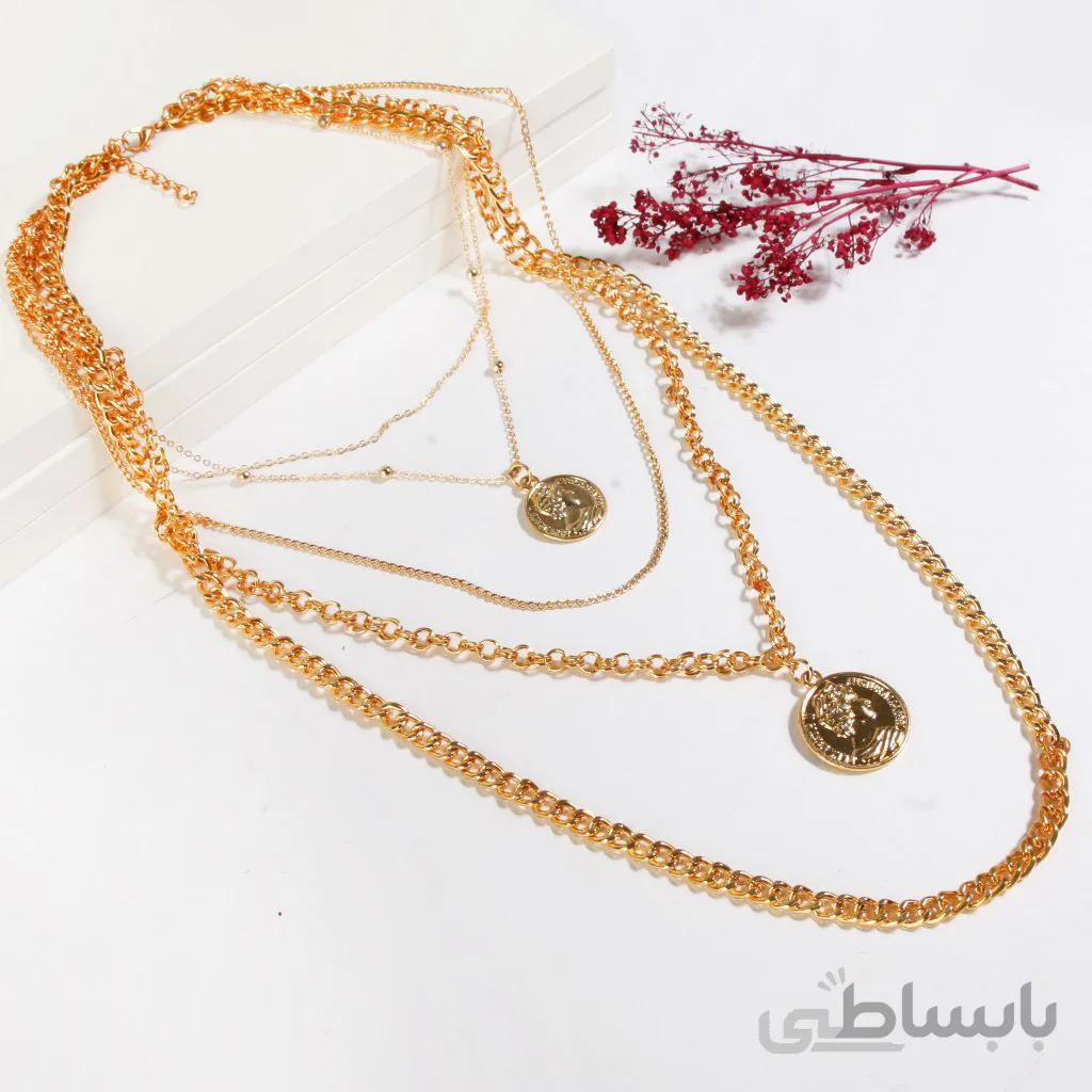 گردنبند زنانه طرح طلا کد 858731