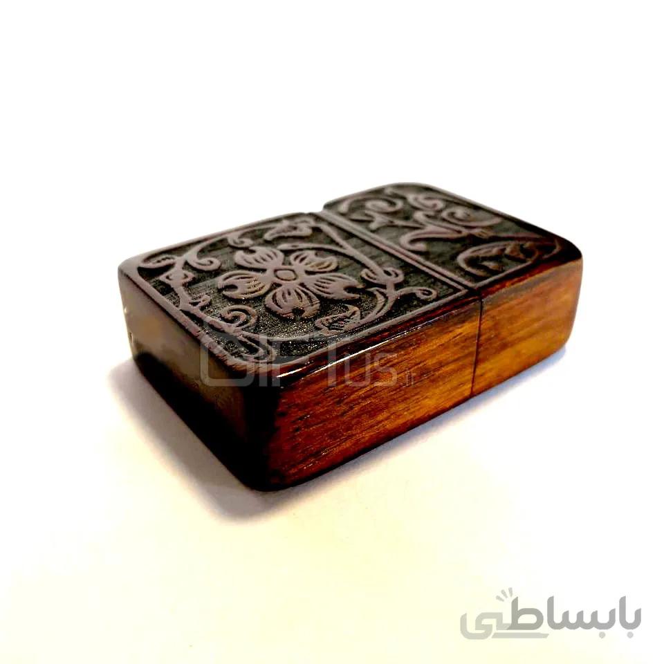 فندک چوبی طرح وگل