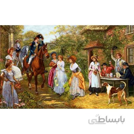 نخ و نقشه تابلو فرش فرانسوی کد 62 طرح خوش آمد گویی