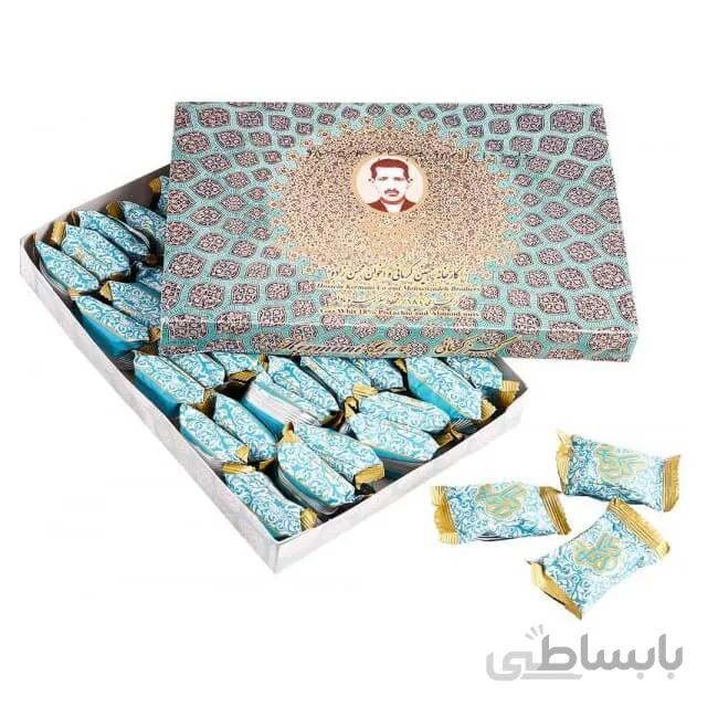 گز کرمانی 18 درصد مخلوط لقمه (پسته و بادام) – 450 گرم