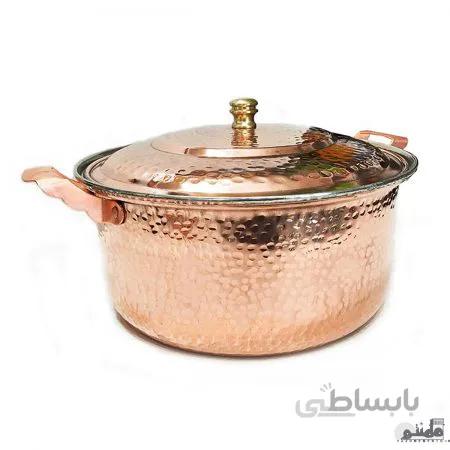 قابلمه مسی زنجان سایز 8 نفره