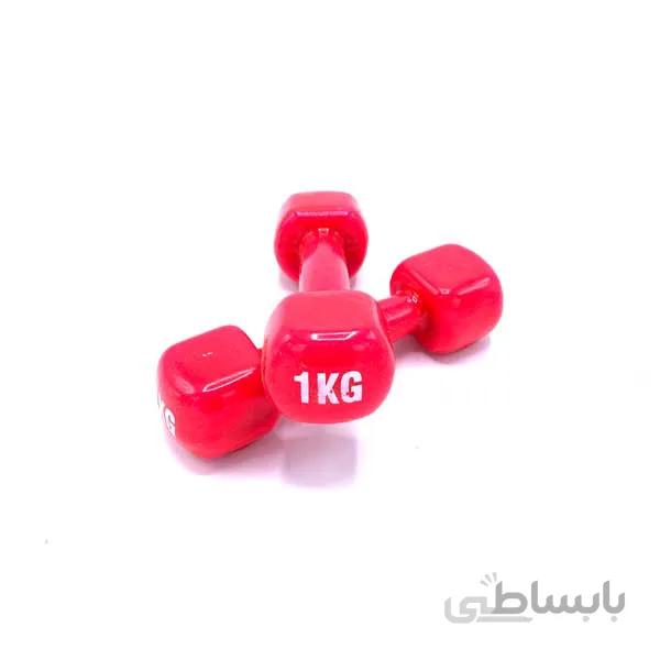 دمبل تفلون 1 کیلویی