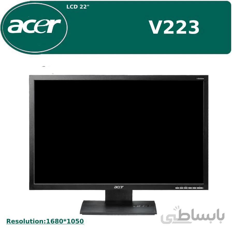 مانیتور 22 اینچ Acer v223 با پایه اورجینال