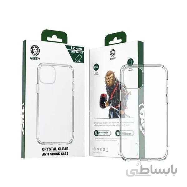 قاب موبایل مدل Crystal Clear مناسب برای آیفون 12 پرومکس گرین (Green)