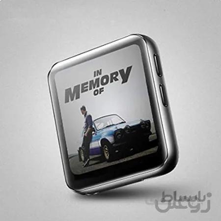 coromose K1 Bluetooth MP3 Player با صفحه نمایش لمسی 1.54 اینچی MP3 پخش کننده موسیقی صوتی پخش کننده رادیو FM قابل حمل برای اجرای نقره