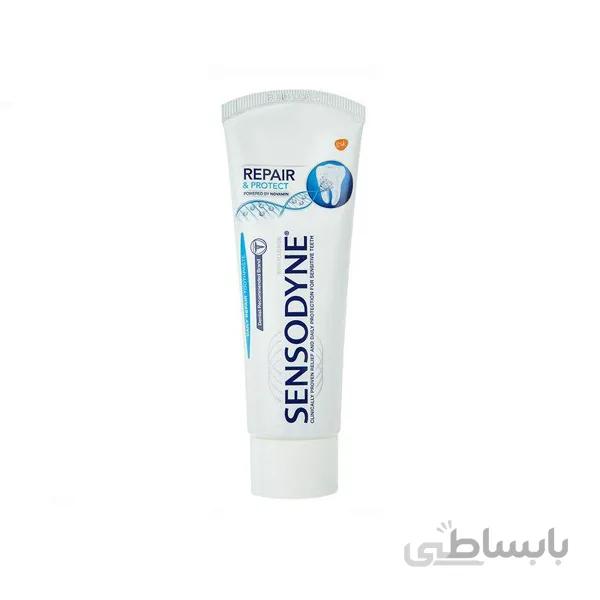 خمیر دندان سنسوداین مدل ترمیم کننده Repair & Protect حجم ۷۵ میلی لیتر ا Sensodyne Repair & Protect Toothpaste 75ml کد 554614