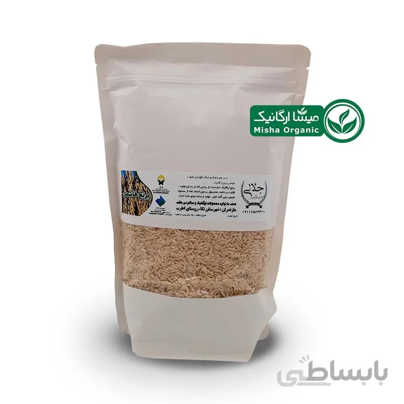 برنج قهوه ای ارگانیک جلالی(اطرب) – 1.5 کیلو گرمی