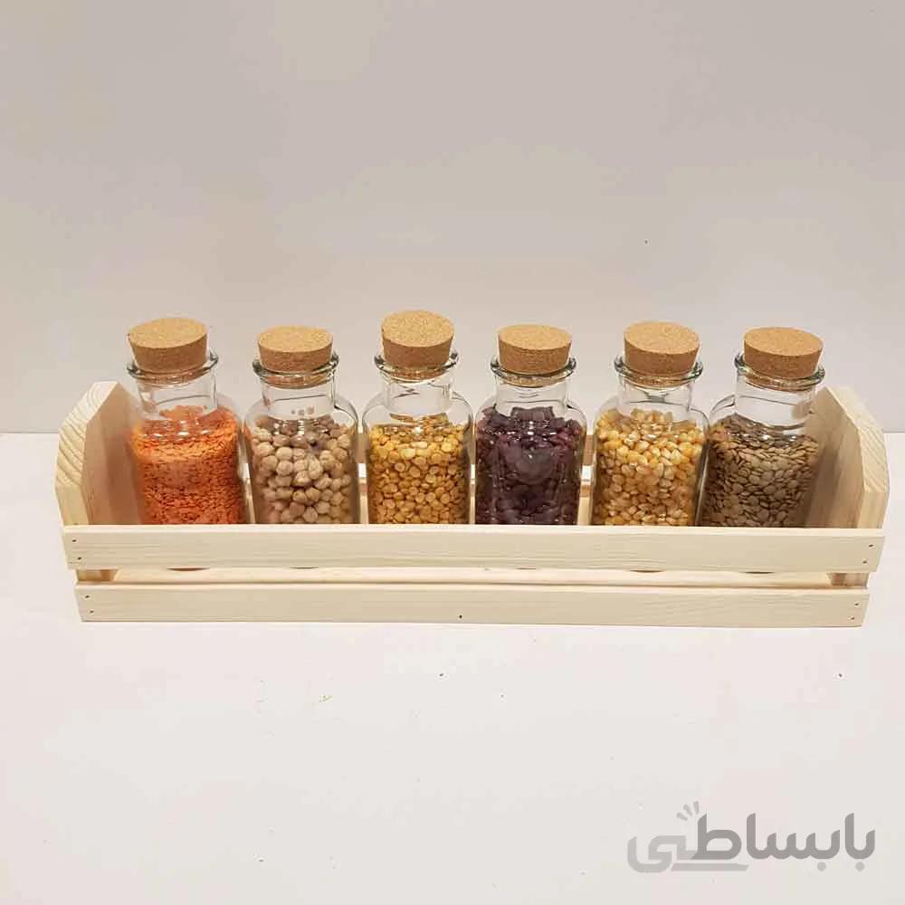 باکس چوبی رومیزی رنگ چوب