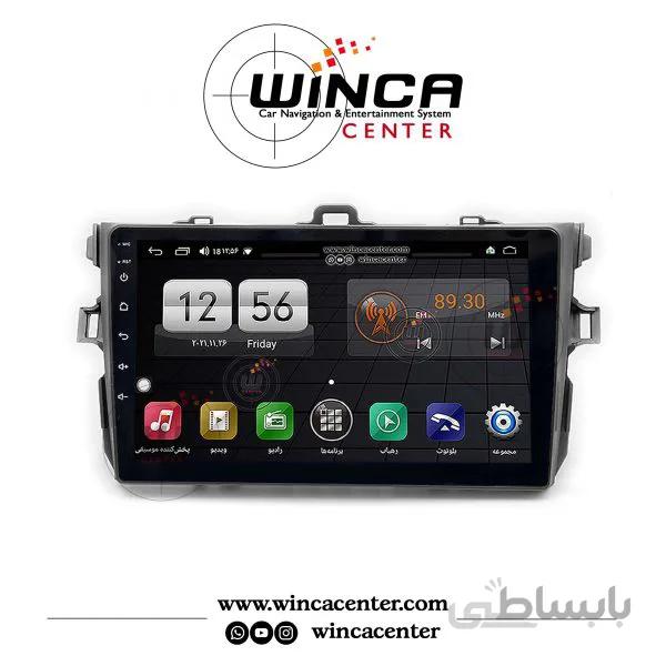 مانیتور اندروید تویوتا کرولا 2008-2013 وینکا مدل TL855A سری S170