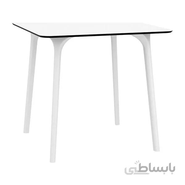 میز مدل MAYA 80 با پایه مایا پلیمری صنایع نظری