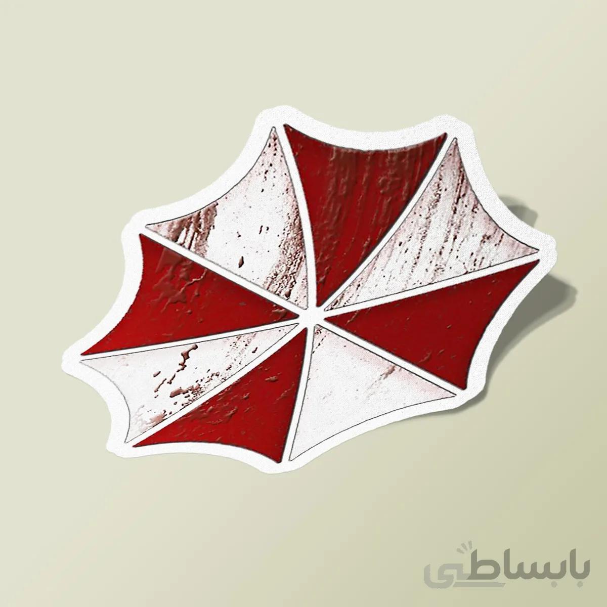 استیکر Umbrella Corp - Resident Evil