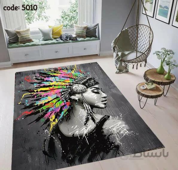 فرشینه طرح دختر سرخ پوست 5010