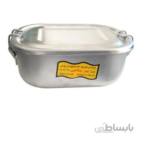 ظرف غذا روحی کتابی یک طبقه سایز 3