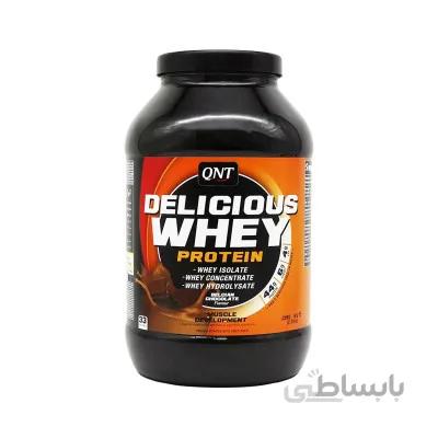 پودر دلیشس وی کیو ان تی با طعم شکلات 1000 گرم ا QNT Delicious Whey Protein 1000 g