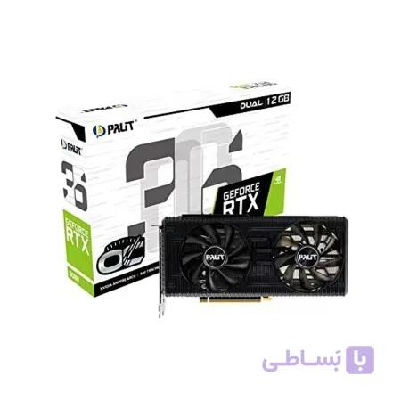 کارت گرافیک پلیت مدل RTX 3060 Dual OC GDDR6 12G