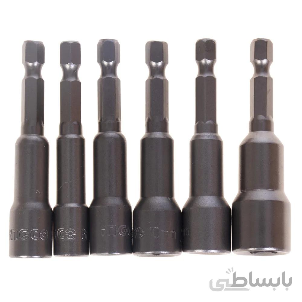 ست 6 عددی بکس سر دریلی اینکو مدل AMN65061