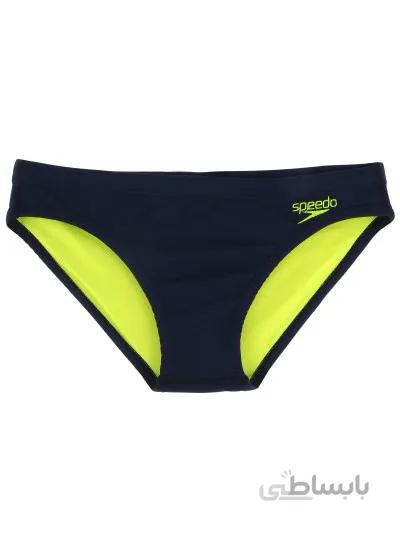 مایو اسلیپ مردانه طرح Speedo سرمه ای